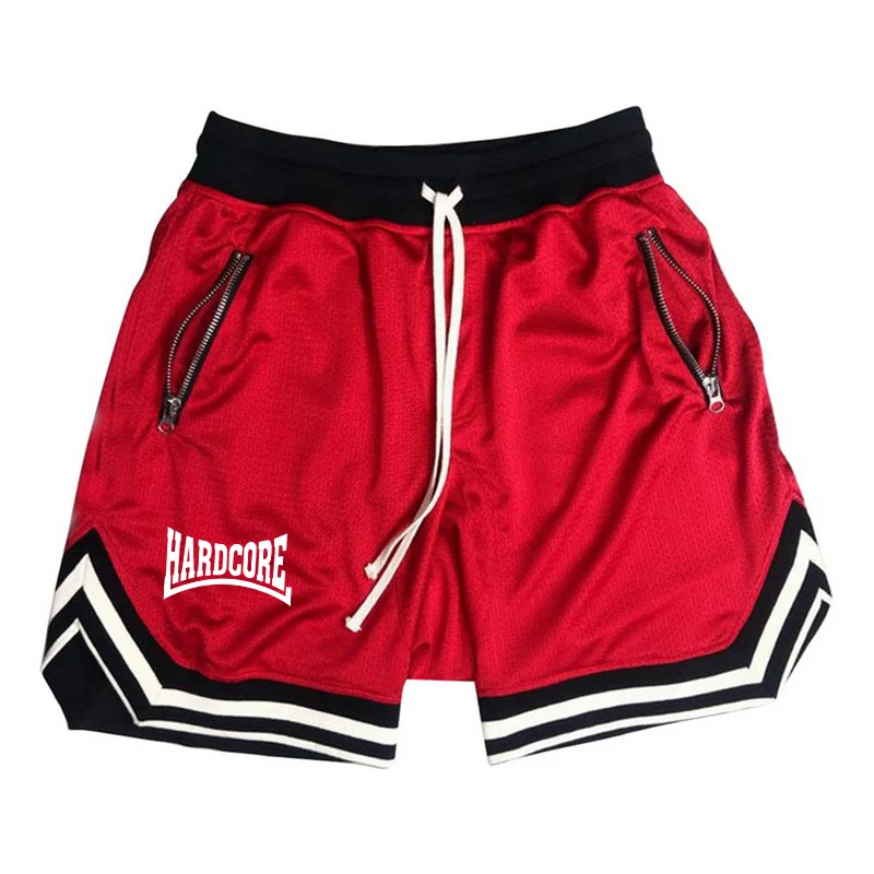 Hardcore novos homens verão algodão cor sólida shorts de alta qualidade casual cintura elástica confortável respirável calças curtas