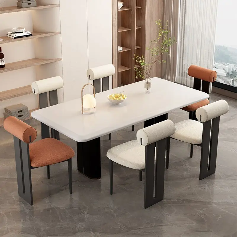 X & D – chaise de salle à manger de luxe en bois massif, style nordique, pour usage domestique, Simple, souple, à dossier, moderne, à la mode, commerciale