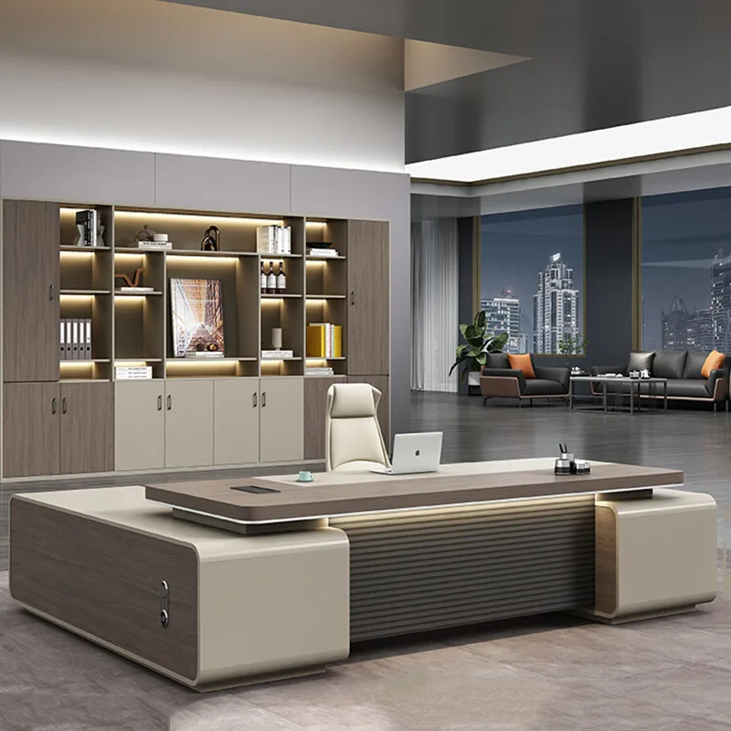 Shaped Desk Computer Desks Workshop Table Modern Office Furniture Conference Tables Study Workstation Room Executive Corner