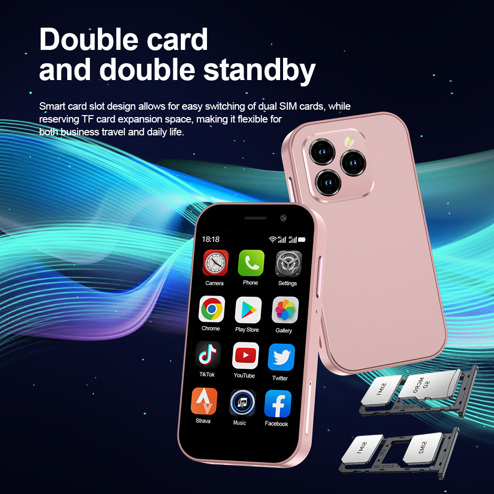 SERVO KING8000 4G LTE Mini Smartphone Android System 2GB+16GB Google Play WhatsAPP WiFi Hotspot Dual SIM Super Small Smart Phone