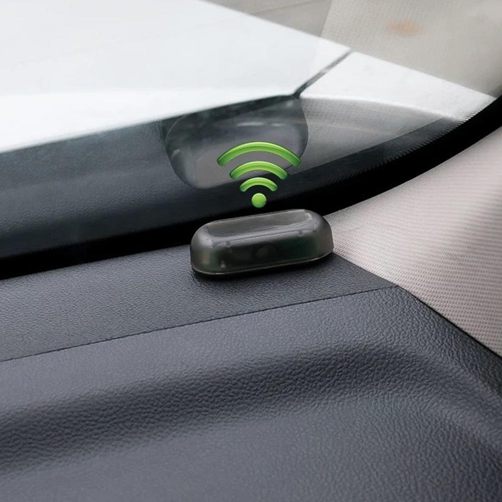Car Fake Security Light Solar Powered Universal Warning LED Light Alarm Lamp Anti-Theft Caution Strobe Signal Security System