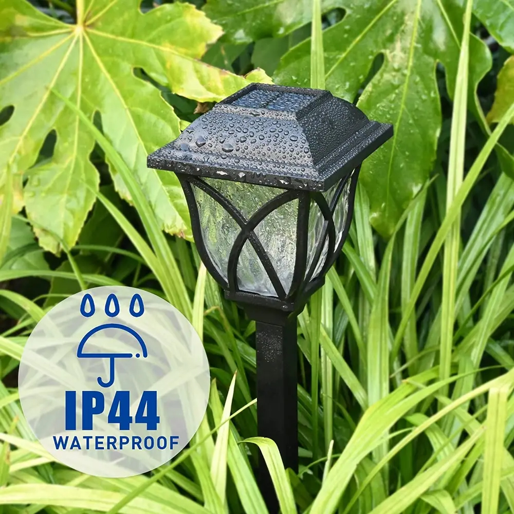 Led Solar Gazon Verlichting 2 Stks/partij Buitenlamp Waterdichte Warme Licht Tuin Binnenplaats Voor Loopbrug Villa Landschap Projectie