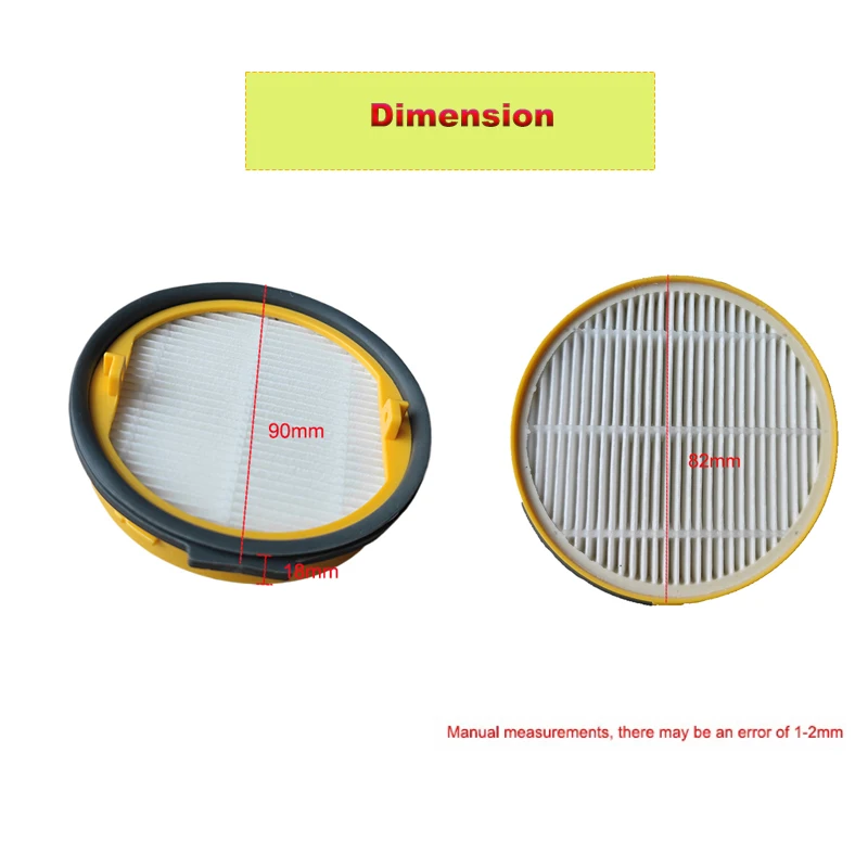 Vacuums HEPA Filter Replacements for JIMMY JV63 JV65 JV65 PLUS Handheld Cordless Vacuum Cleaner Filters Accessory,Not for Conga