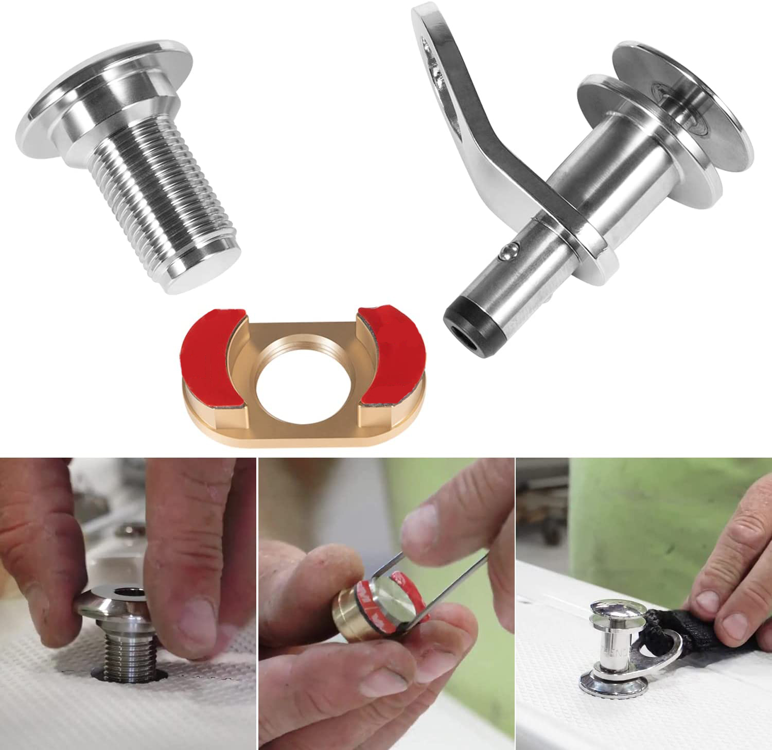 MX Upgrade 3/8 ''быстросъемный держатель крыла лодки морской из Нержавеющей Стали Быстросъемный Набор крыльев комплект держателей