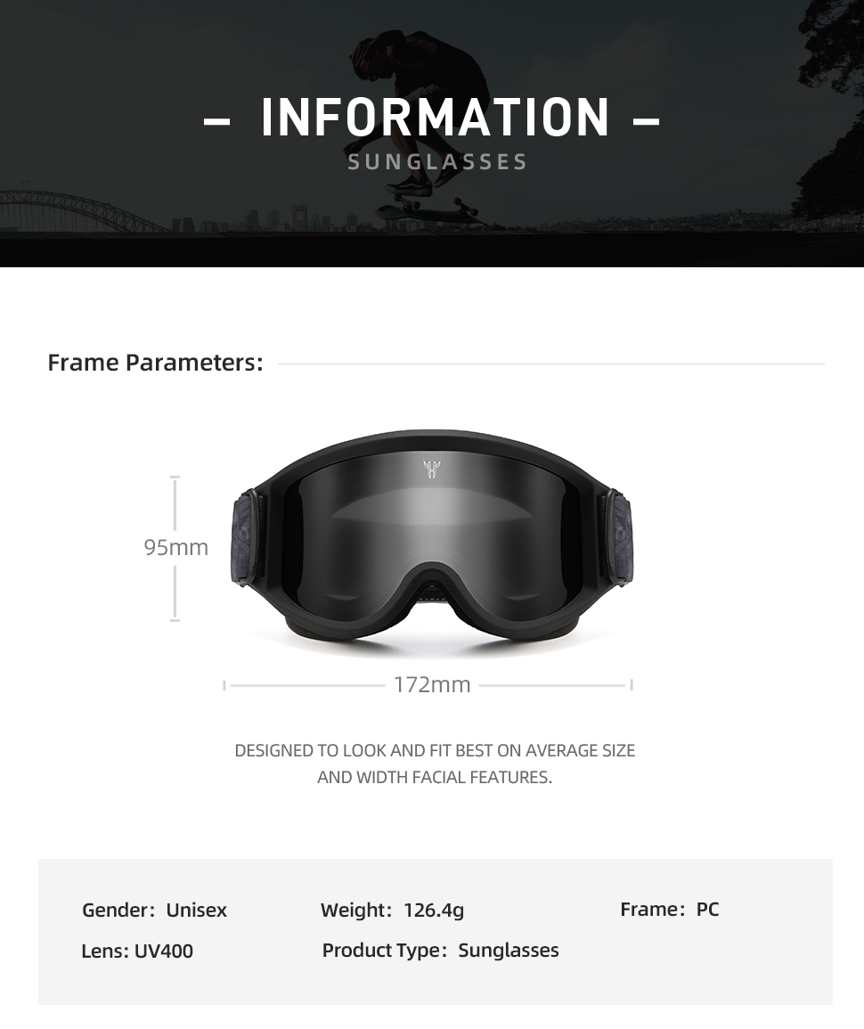 Skiing Goggles Windproof Cycling Motorcycle Goggles Winter Anti-Fog Snowboard Ski Glasses Ski Mask Tactical Goggle Sunglasses