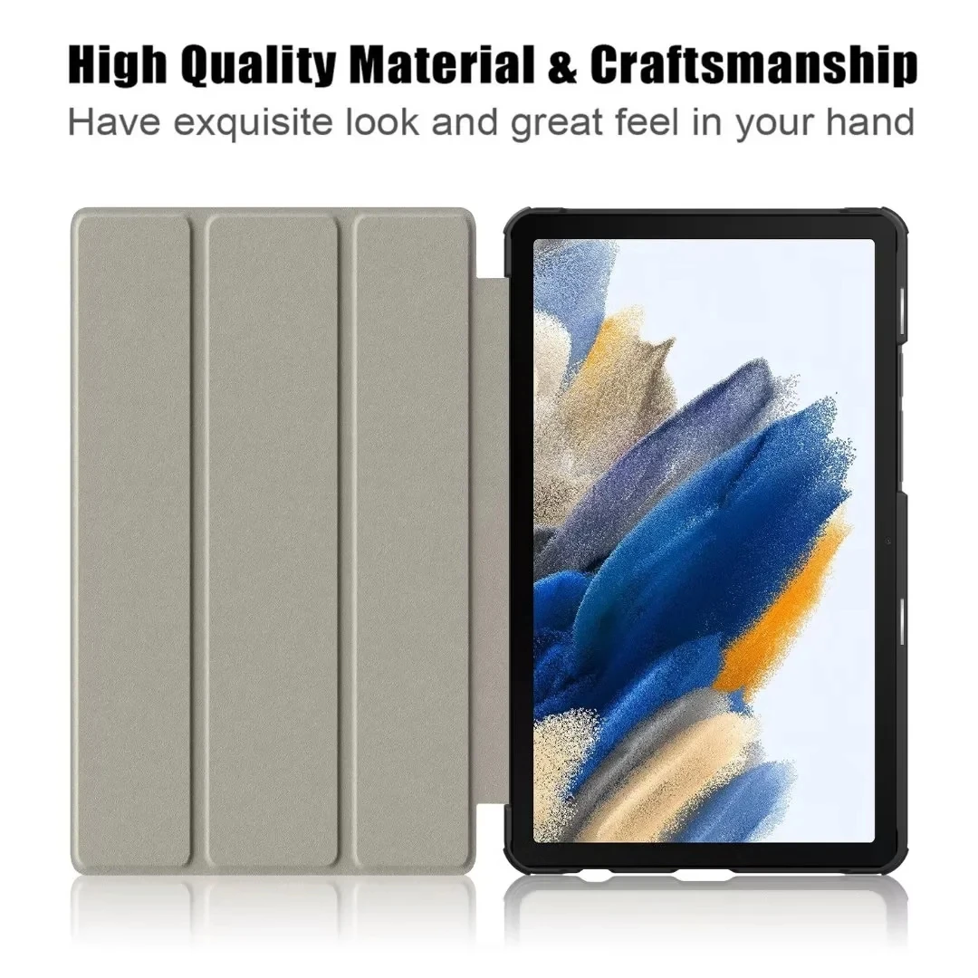 Etui na tablet Samsung Galaxy Tab A9 2023 8,7 cala, magnetyczne, trójskładane etui ze skóry PU do tabletu Galaxy Tab A9 SM-X110 X115