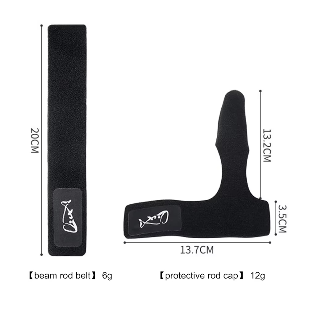 Canne à pêche protection élastique capuchon de canne sangle de canne spéciale ensemble de sangles de canne à pêche roue de gouttelette d'eau enroulement sangle de canne à pêche gea