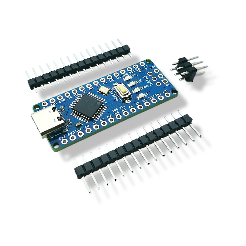 Arduino Nano 3.0 Compatible Development Board – Type-C ATmega328PB MCU, CH340C Driver, High-Quality Replacement Model N00010