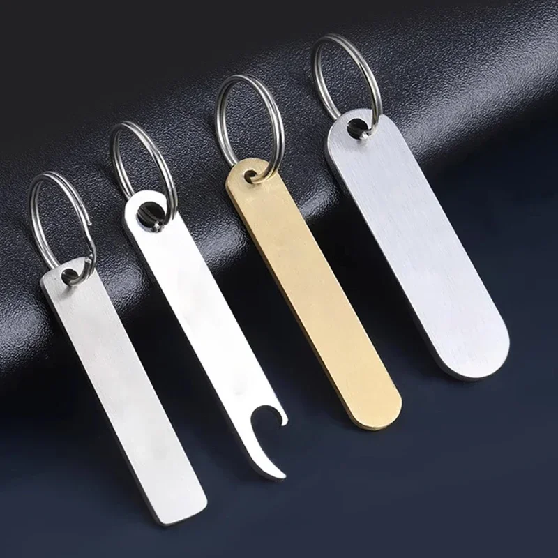 New Stainless Steel Anti-lost Phone Mobile Number Name Tag Custom Engraved Car Keychain Gift for Him Personalized Keychain