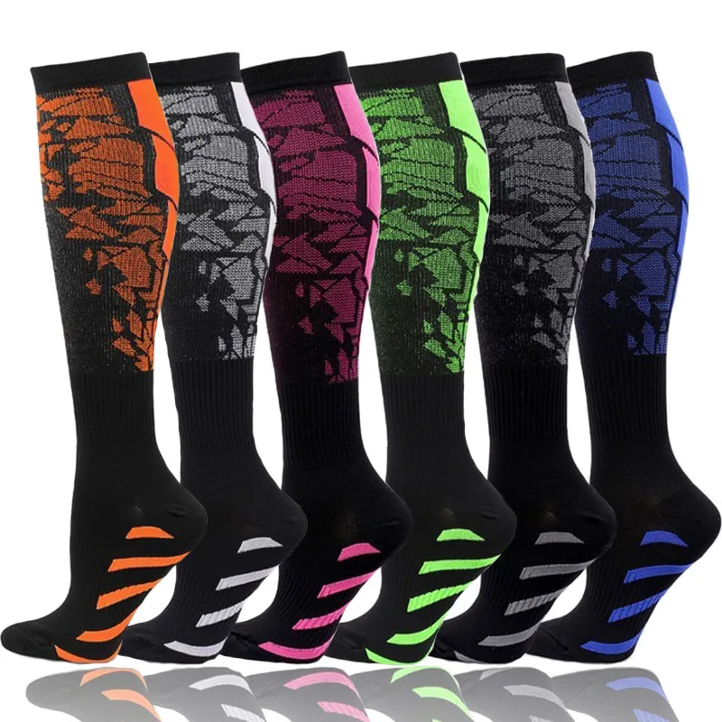 Calcetines de compresión para correr, calcetines deportivos para enfermería médica, 20-30mmHg, para viajes en vuelo, embarazo, Edema, Diabetes, venas varicosas