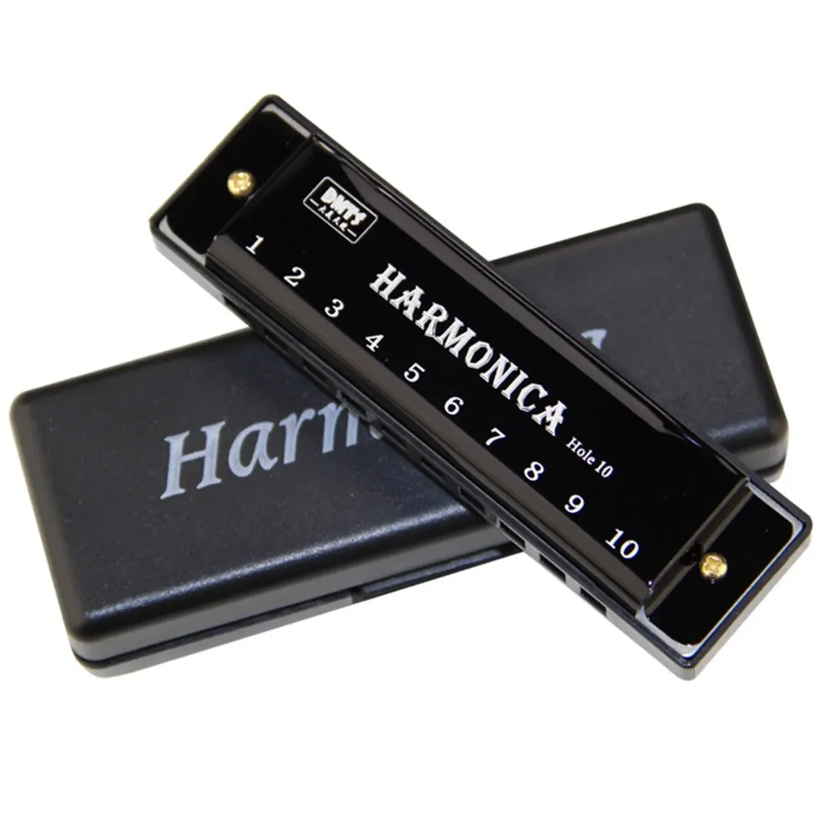 Mondharmonica Sleutel van C 10-gaats diatonische mondharmonica C met koffer voor beginnende studenten Kindercadeau met koffer
