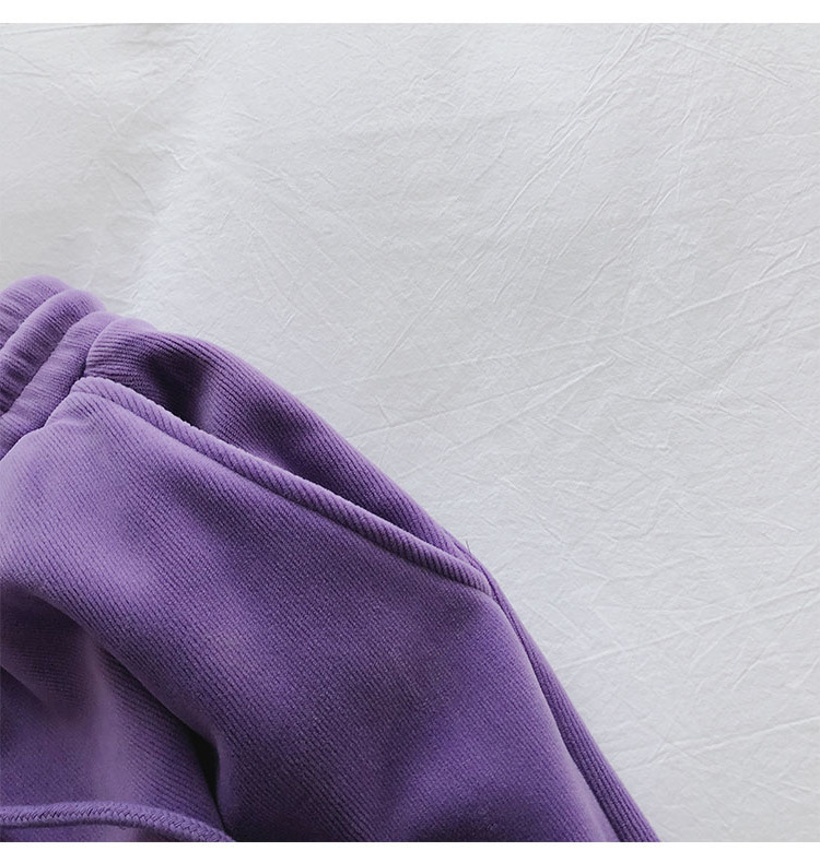 ผู้หญิงสบายๆกางเกงกีฬาฤดูใบไม้ร่วงฤดูหนาวแฟชั่นขนแกะ Sweatpants Baggy หนา Joggers กางเกงหญิงกีฬาเสื้อผ้า