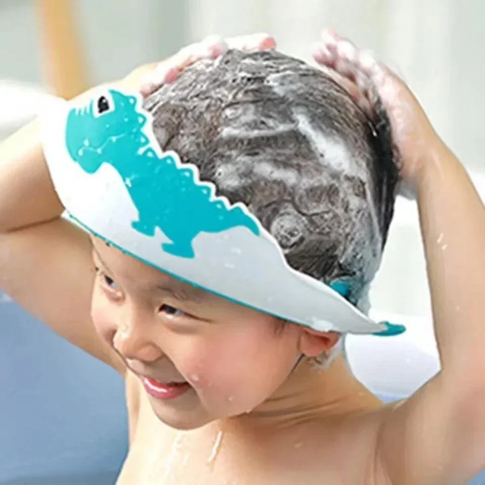 Shampoo seguro chuveiro banho proteger boné macio chapéu para lavagem do bebê toucas de banho copo escudo de cabelo crianças banho touca de banho chapéu