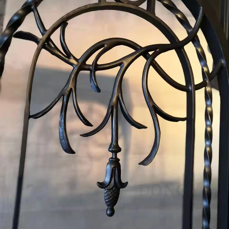 Simple design clear color black frameless glass aluminum handrails balustrade for staircase