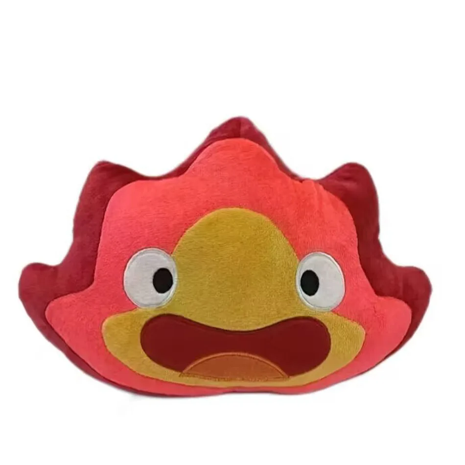 น่ารักการ์ตูน Calcifer Fire Plush เด็กคริสต์มาสของขวัญ 24 ซม