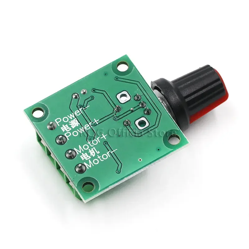 Nuevo controlador de velocidad del Motor DC 1,8 V 3V 5V 6V 12V 2A PWM controlador de velocidad del Motor de bajo voltaje PWM 0 ~ 100% módulo de accionamiento ajustable