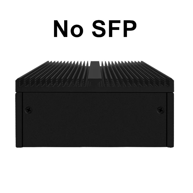 Factory Micro Firewall Appliance Intel N100 Quad Core Fanless Mini PC 2x10G SFP+ 2xi226-V 2.5G Network Gateway Soft Router PC