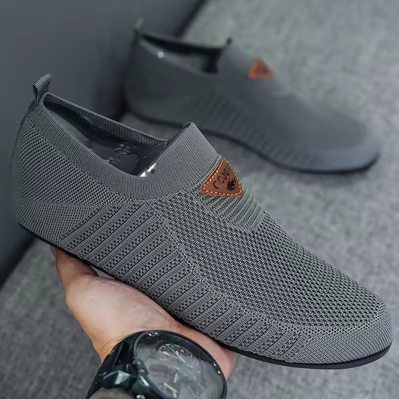 YRZL мужские лоферы с дышащей сеткой, летние легкие мокасины для вождения, повседневная обувь без шнуровки для мужчин, удобная прогулочная обувь