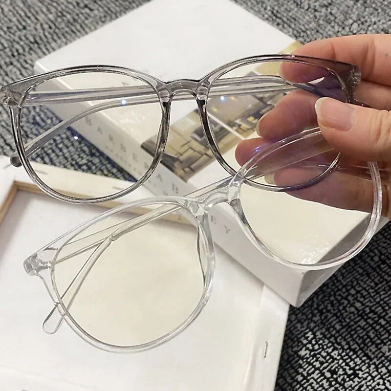 Óculos anti-luz azul bloqueando óculos transparentes anti-radiação lente substituível para mulheres/homens