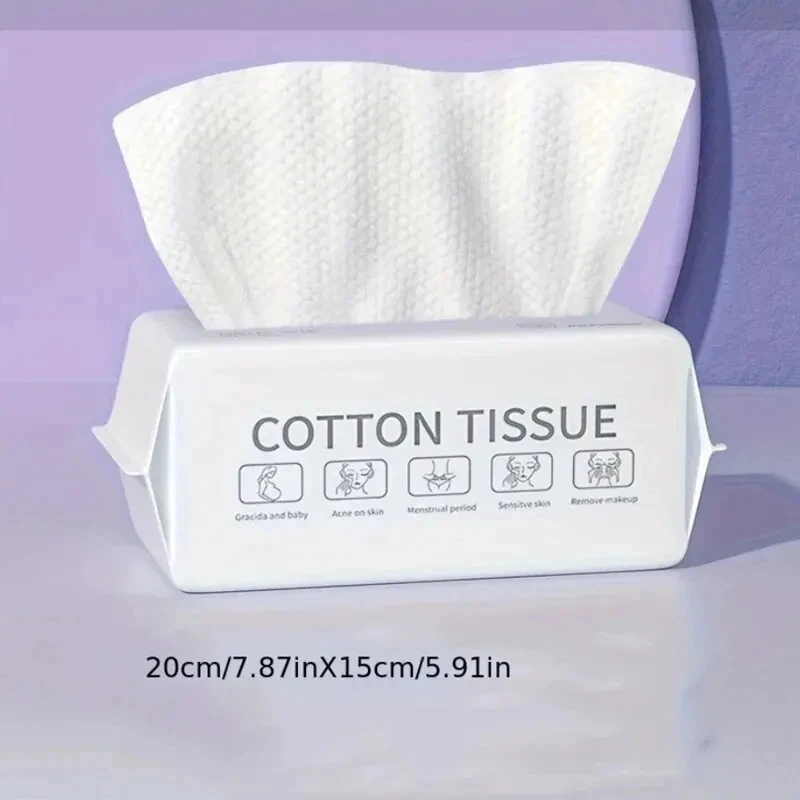 Toalha descartável para lavagem de rosto, 50 peças, algodão extratível, toalha macia, algodão, salão de beleza, limpeza facial, toalha