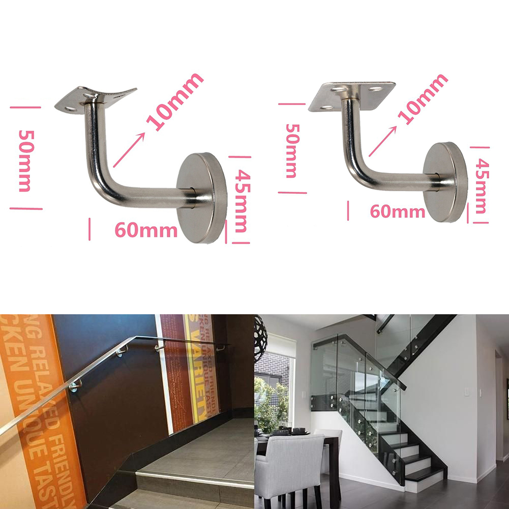 Handrail Bracket Bannister Wall Support Hand Rail Balustrade Mopstick Strong Staircase Handrail Fixing Accessories