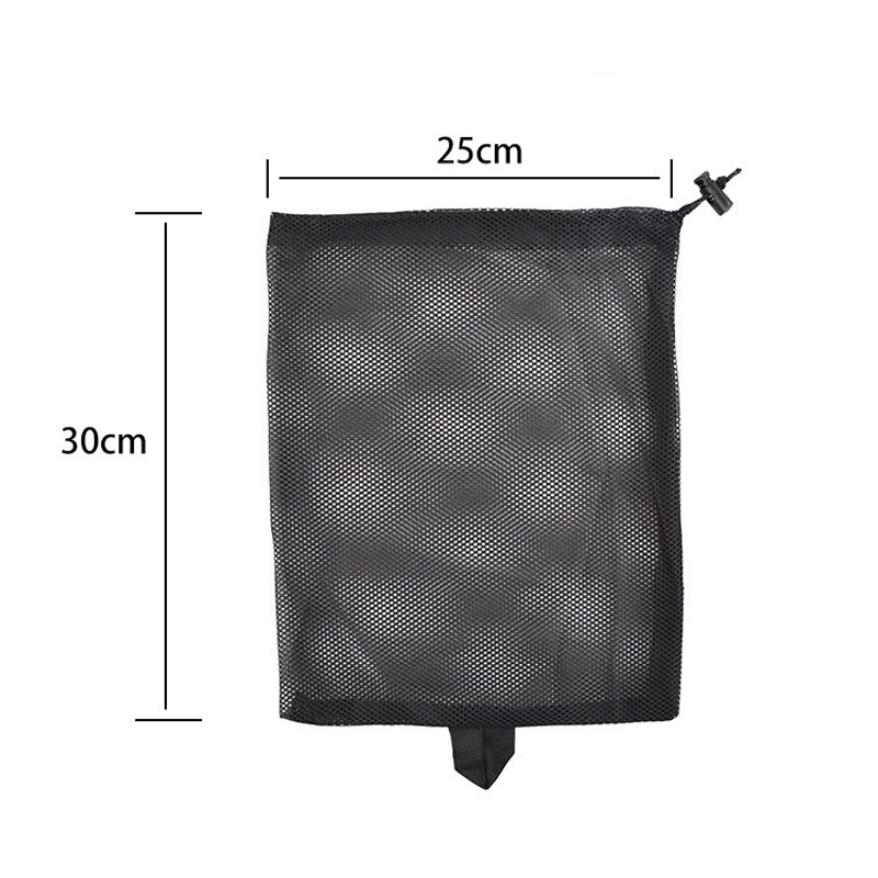 Bolsa con cordón de malla para exteriores, bolsa deportiva de malla, bolsas de malla de almacenamiento para playa, natación, buceo, surf, artículos diversos, juguete cosmético