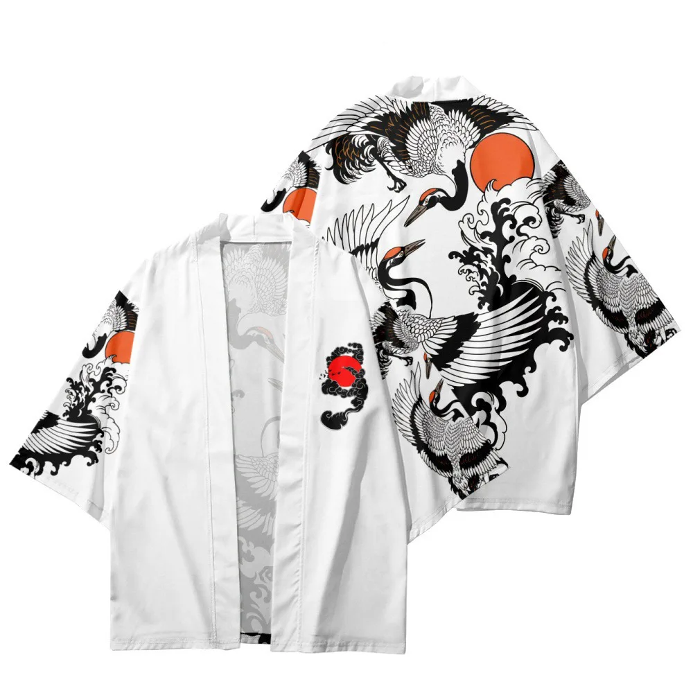Japanese Ukiyo-e Series Element Cloak Kimono Robe Versatile Cloak