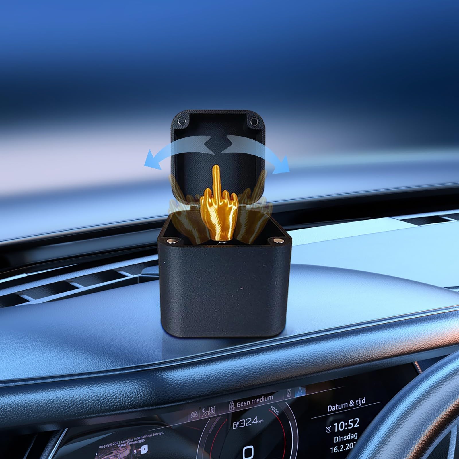 Kerst Interessante Prank Gift Middelvinger In Doos Kerstdoos Grappige Creatieve Geschenken Bureau Decoratie Woondecoratie