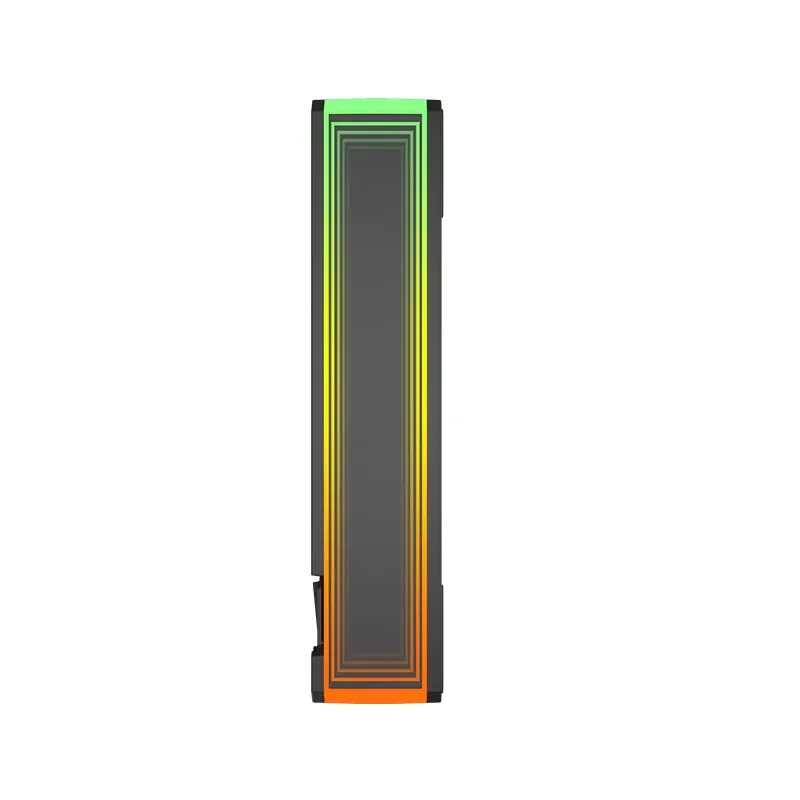 UPSIREN UF-3 Prism 7 PRO Computergehäuse-Lüfter, doppelseitige Vollobjektiv, 12 cm ARGB-Motherboard-Synchronisierung, CD-Musterachse