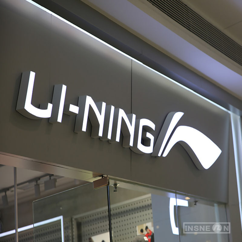 3D LED 조명 전면 조명 아크릴 발광 레터링 소매 상점, 야외 기업 광고 보드 사인