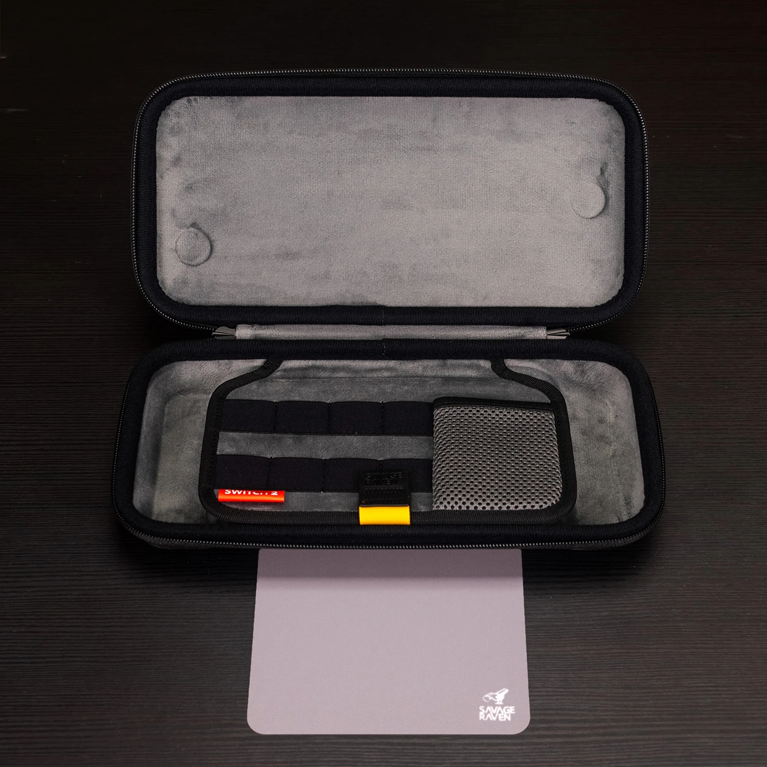 Savage Raven by Skull & Co. EDC Case Carrying Pouch Portable Hard Shell Storage Bag for Nintendo Switch 2