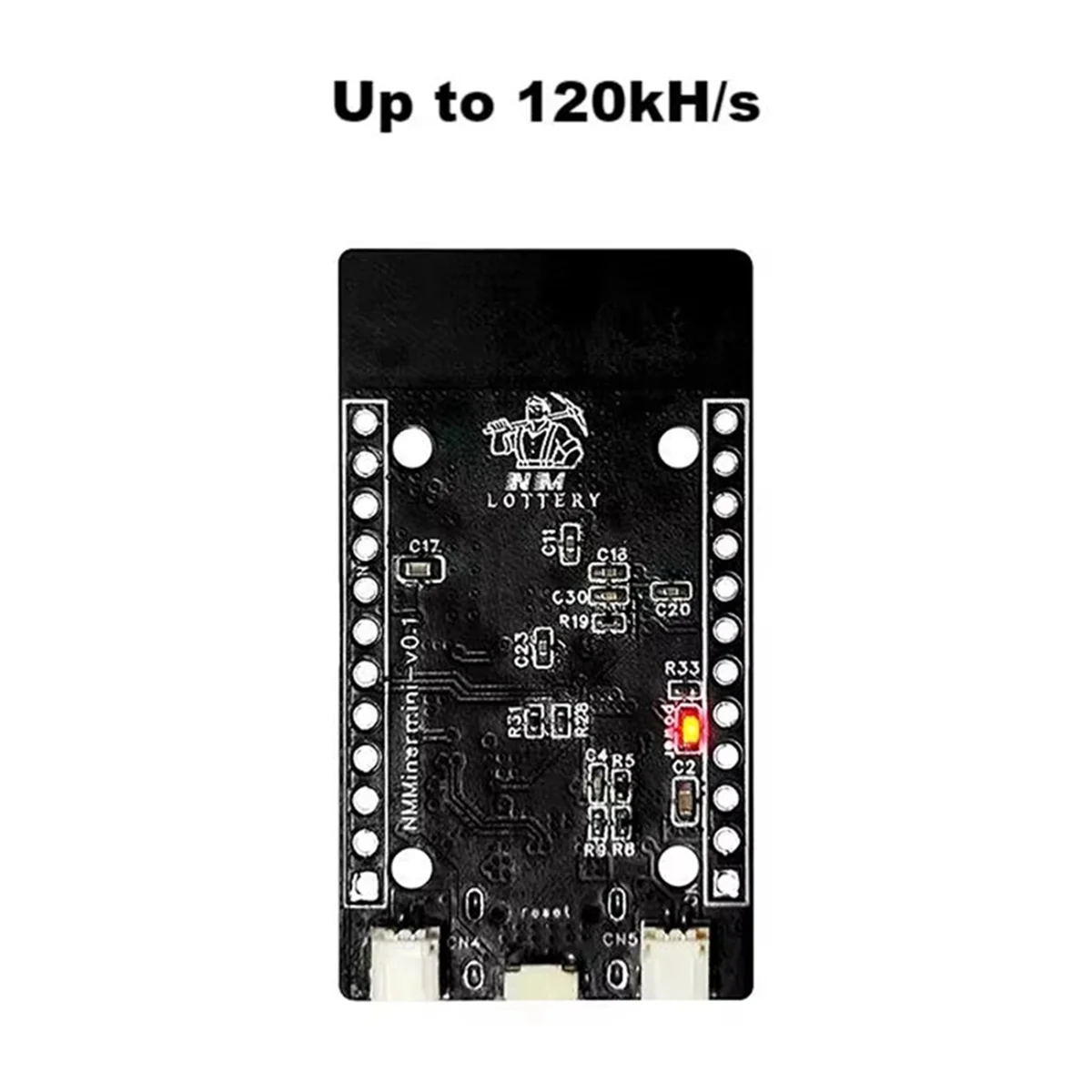 Diskon Besar NM-Bot-Chain NMMiner Lucky BTC Solo Lottery Miner 120KH/S Lebih Tinggi Nerdminer V2 ESP32S3 Rantai Satu Per Satu Daya Rendah 1 Buah