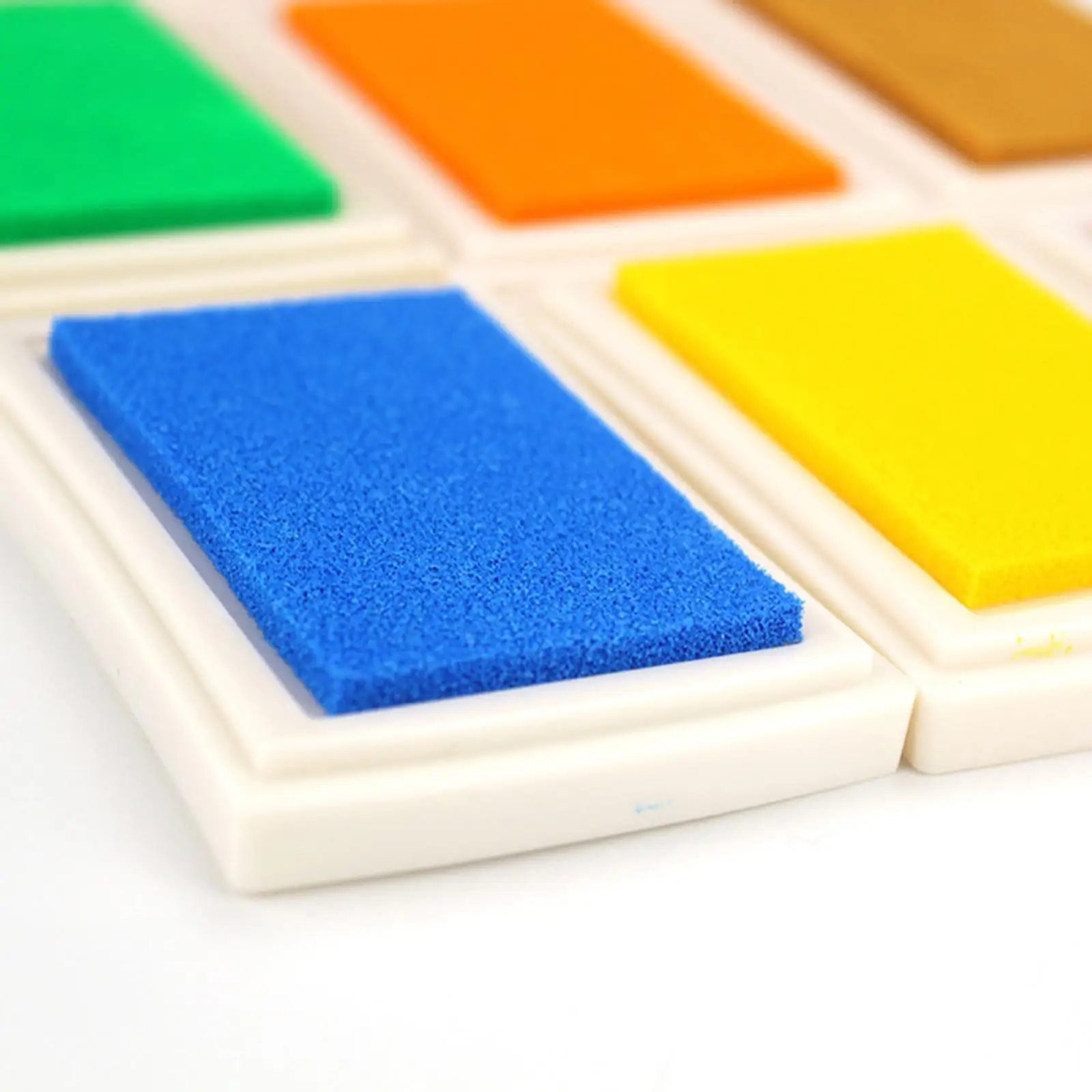White Blank Stamp Pad Customize Stamps With Any Color Of Ink Made Of Import Sponge Posters