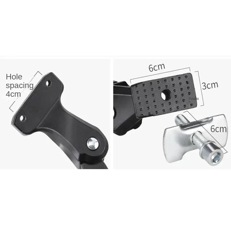 Toptrek ขาตั้งจักรยานอลูมิเนียมอัลลอยด์ปรับ MTB/หิมะ/จักรยานพับ/ยานพาหนะไฟฟ้าจักรยานพักเท้าด้านข้าง 24-29 นิ้ว