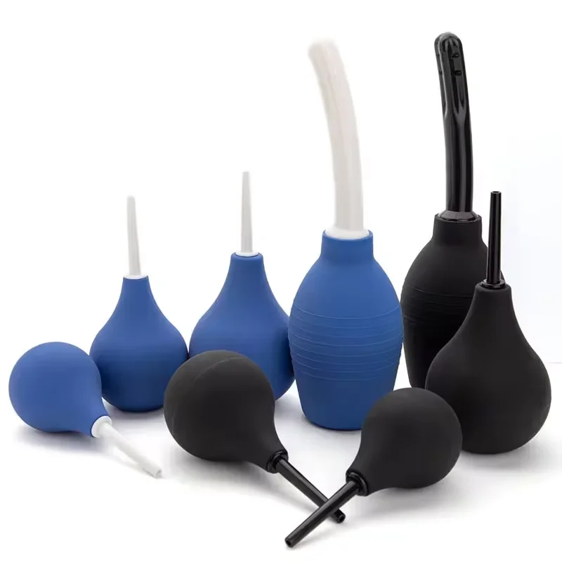 Pulitore per bidet portatile di piccola capacità Siringa per clistere Rettale Clistere per doccia Clistere Pulizia del colon Accessori per bidet