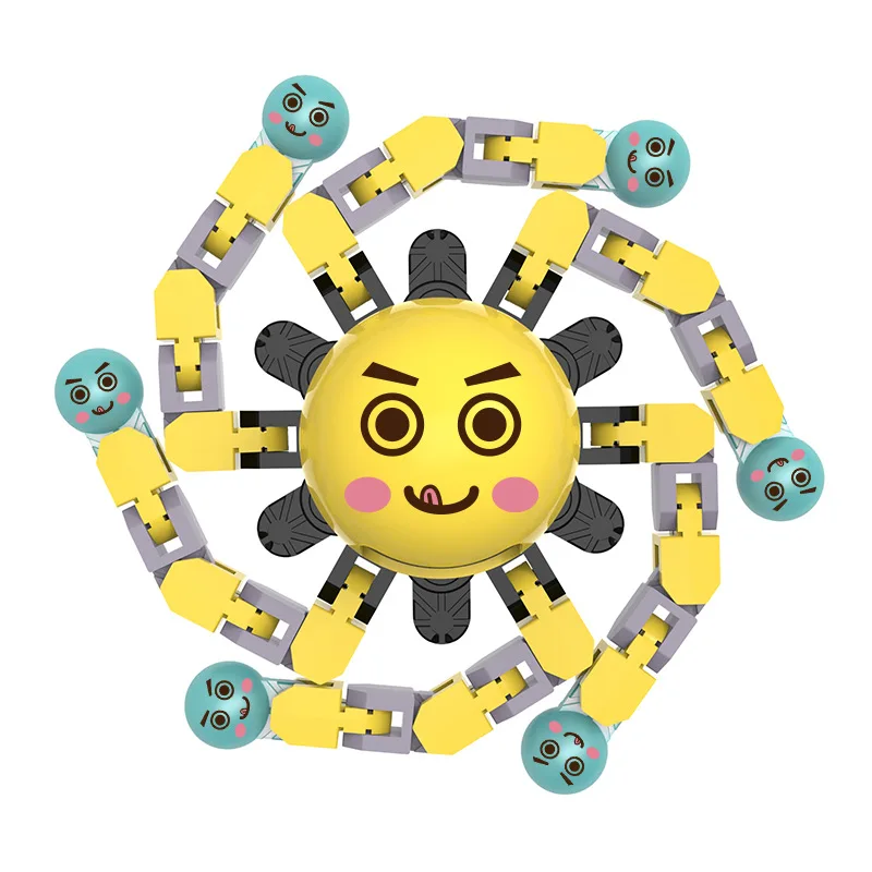 Phát Sáng Trong Tối Transformable Fidget Spinner Con Đầu Ngón Tay Con Quay Đồ Chơi Giải Nén Bị Biến Dạng Spinner Goodie Túi Bị Dự Tiệc