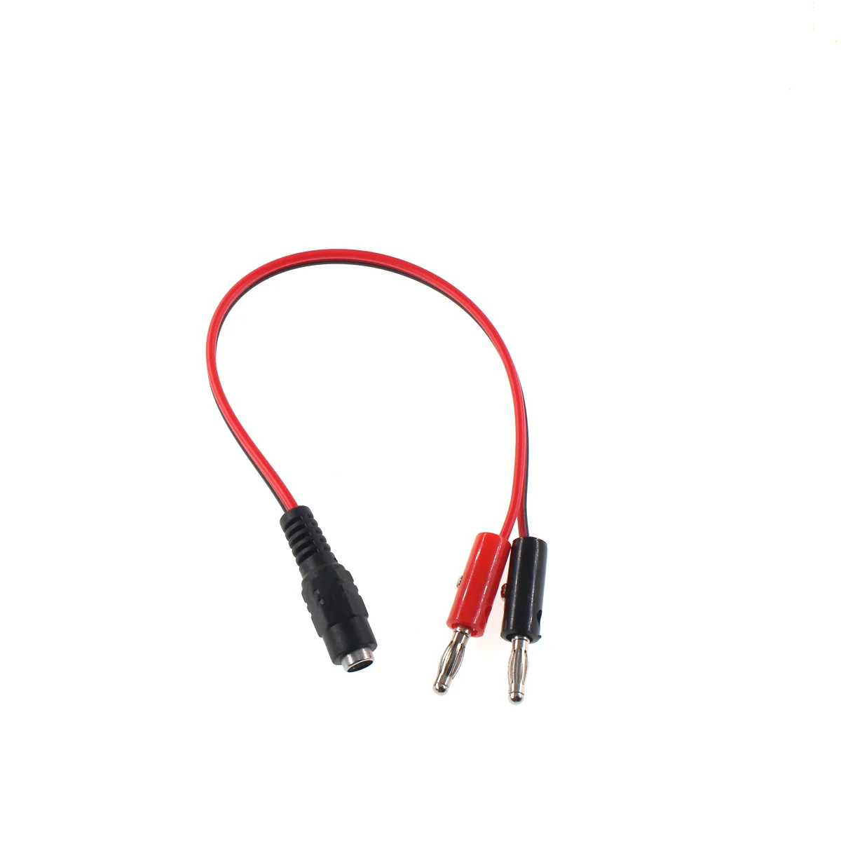 Cable de enchufe CC a conector banana, cable de prueba de alimentación de 4mm, DC5.5-2.1, enchufe de linterna de giro, CC macho, CC hembra