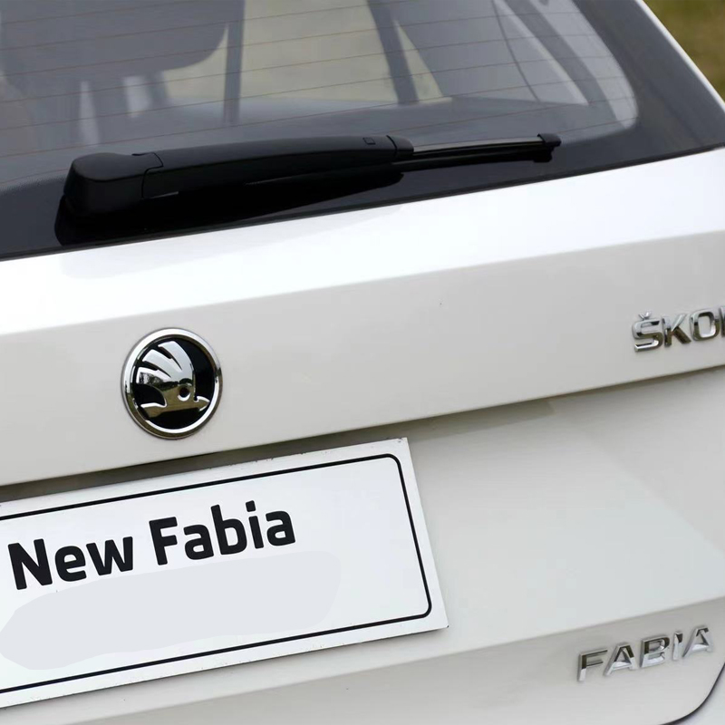 3d abs 80/90mm grade dianteira do carro tronco logotipo adesivo para skoda octavia 2 3 a5 a7 kodiaq fabia rapid 3 karoq superb vrs acessórios