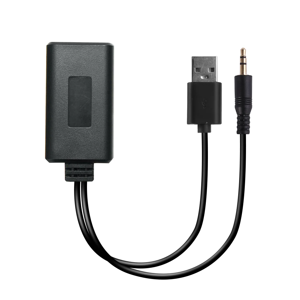 Car Wireless Bluetooth Cable Adapter Receiver AUX HIFI Sound Quality Music Audio Stereo Receiver For 2RCA Interface Audio Line