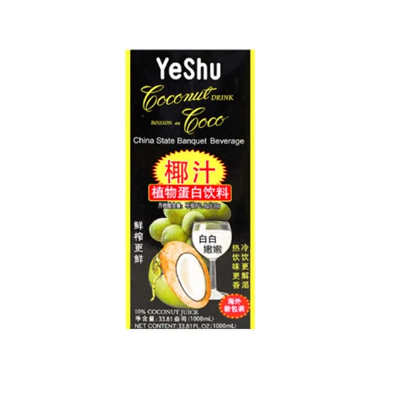 YeShu-Coconut Juice in Soft Packing 35.30oz(1000ml)*1 box