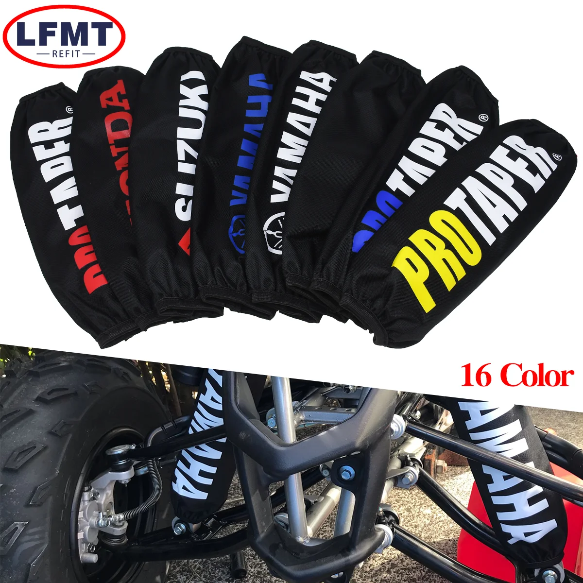 27 cm 35 cm Hinten Stoßdämpfer Suspension Schutz Schutz Abdeckung Für Alle Dirt Pit Bike Motorrad Universal ATV Quad roller