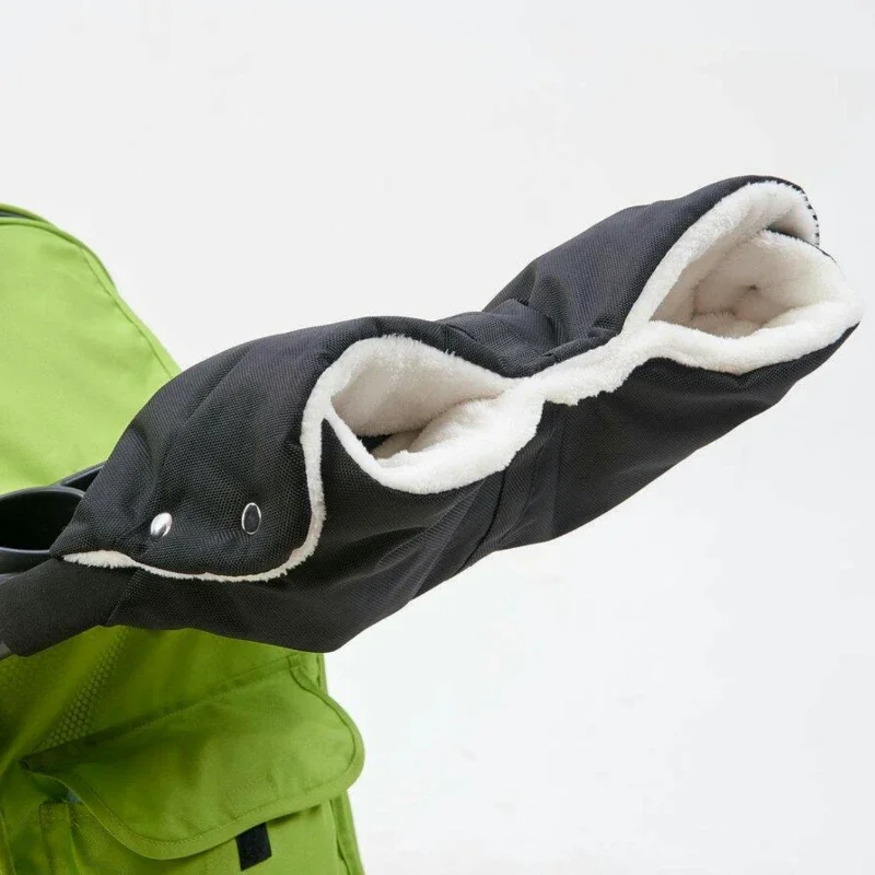 Quente carrinho de bebê luvas grosso pram mão muff carrinho de bebê velo capa de mão carrinho luvas carrinho acessórios