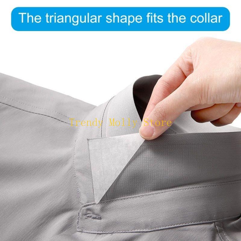 N5KB 30PCS Collier Shaper Sticker pour chemise Adhésif Collier Stand Sticker Fixation Pad