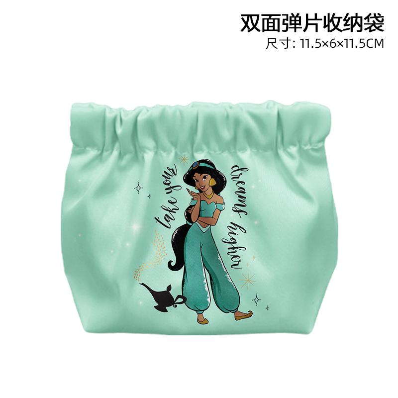 Disney Princess cenerentola T8841 slip Anime portamonete borsa per il trucco del fumetto borse Casual borsa per la conservazione delle carte regalo