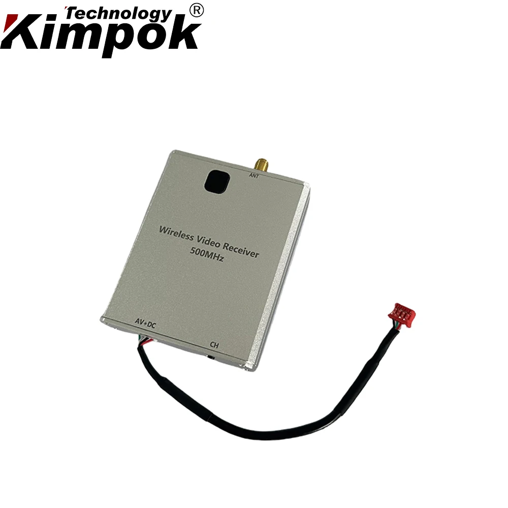 Transmissor e receptor de vídeo sem fio 500Mhz 8W Fpv Link de vídeo com 8 canais