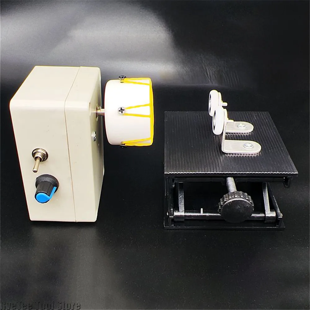 Регулируемая машина для упаковки проволоки 0-50 об/мин, оборудование для намотки удочки, машина для нанесения покрытия из эпоксидной смолы, сделай сам