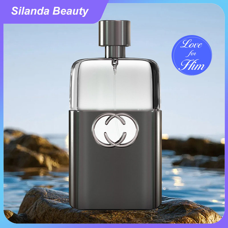 Guilty 75ml perfume masculino eau de parfum homme spray-névoa corporal masculina colônia perfume fresco notas amadeiradas fragrância de longa duração
