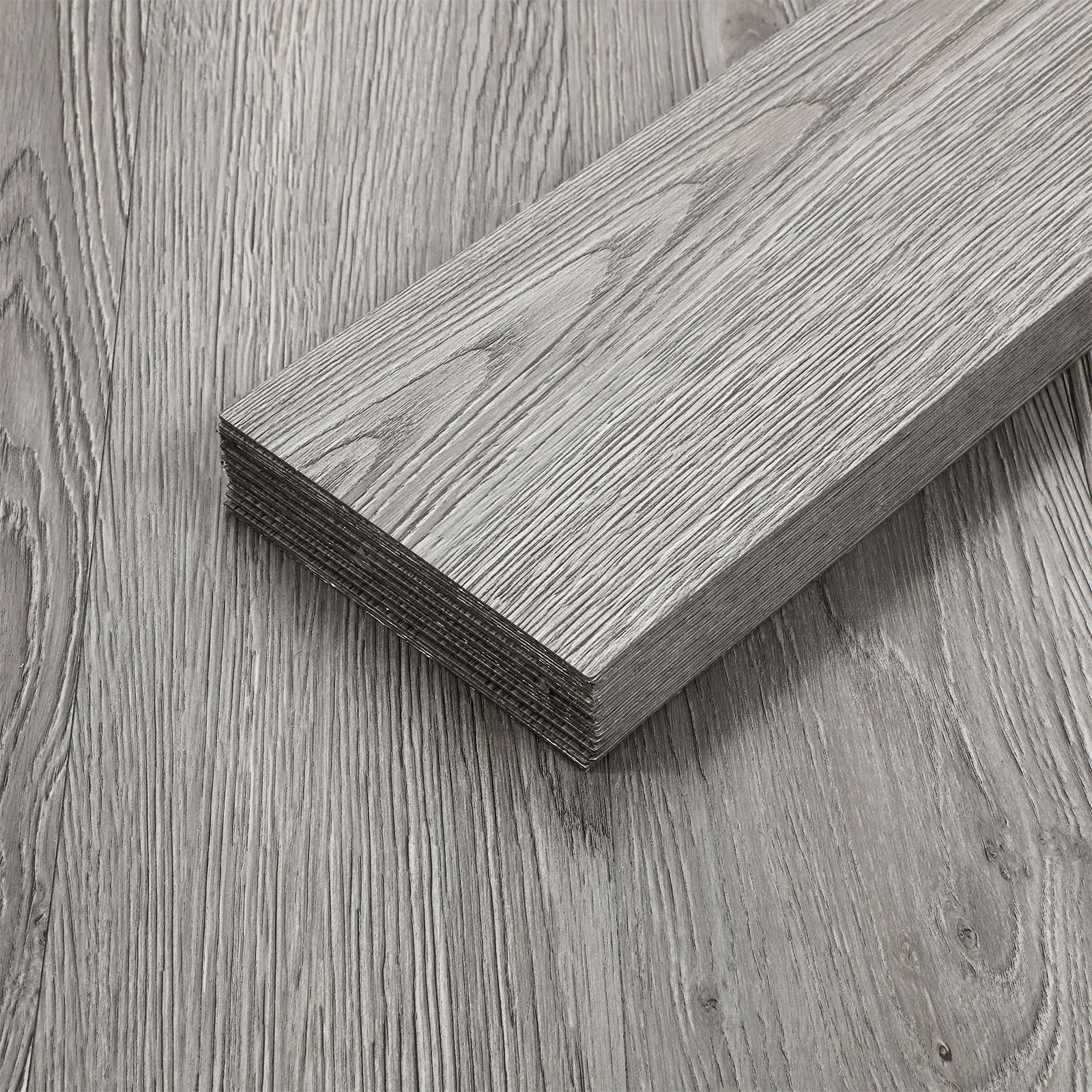 36PCS Self adhesive PVC Floor Stickers Wood Grain Design Wear resistant Flooring for Living Room Kitchen Bathroom