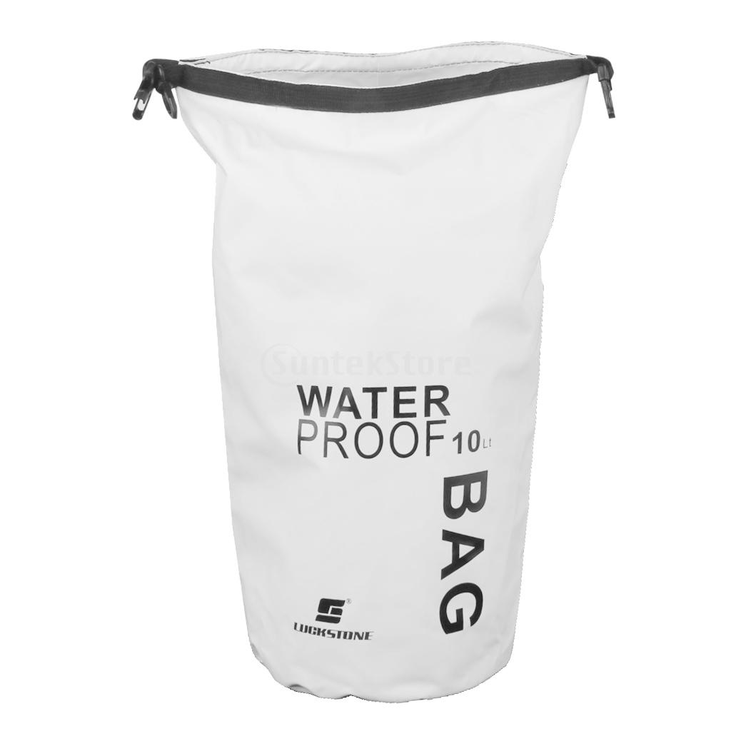 Bolsa de natación impermeable, saco seco, colores de camuflaje, pesca, canotaje, kayak, almacenamiento, bolsa de Rafting a la deriva, 2L, 5L, 10L, 15L