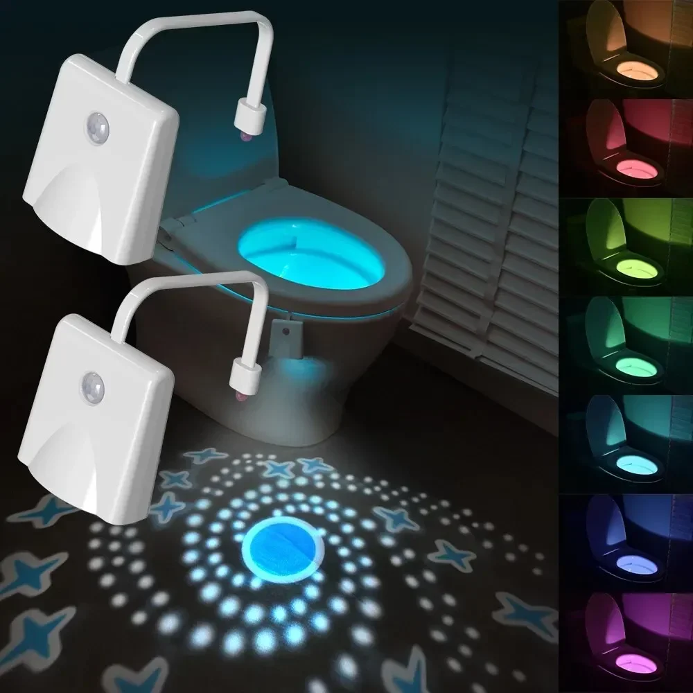 Körper Sensing Automatische Led Motion Sensor Nacht Lampe Wc Schüssel Badezimmer Nacht Lichter Wasserdichte Hintergrundbeleuchtung für Wc Wc Lampe